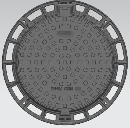 Tapa de alcantarilla redonda C250