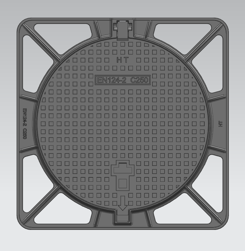 Round To Square Drain Cover 